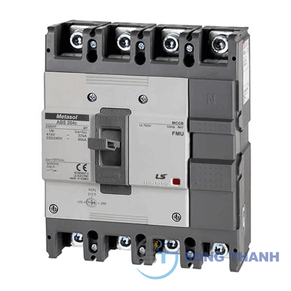 MCCB chỉnh dòng FMU (70- 100A) 4P 37kA