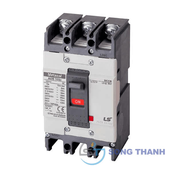 MCCB 100A 3P 22kA