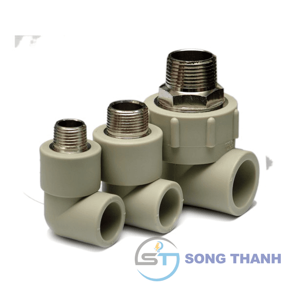 FPR/ET90E20 GY 1/2/(GY) - Co răng ngoài ống nước nóng PPR