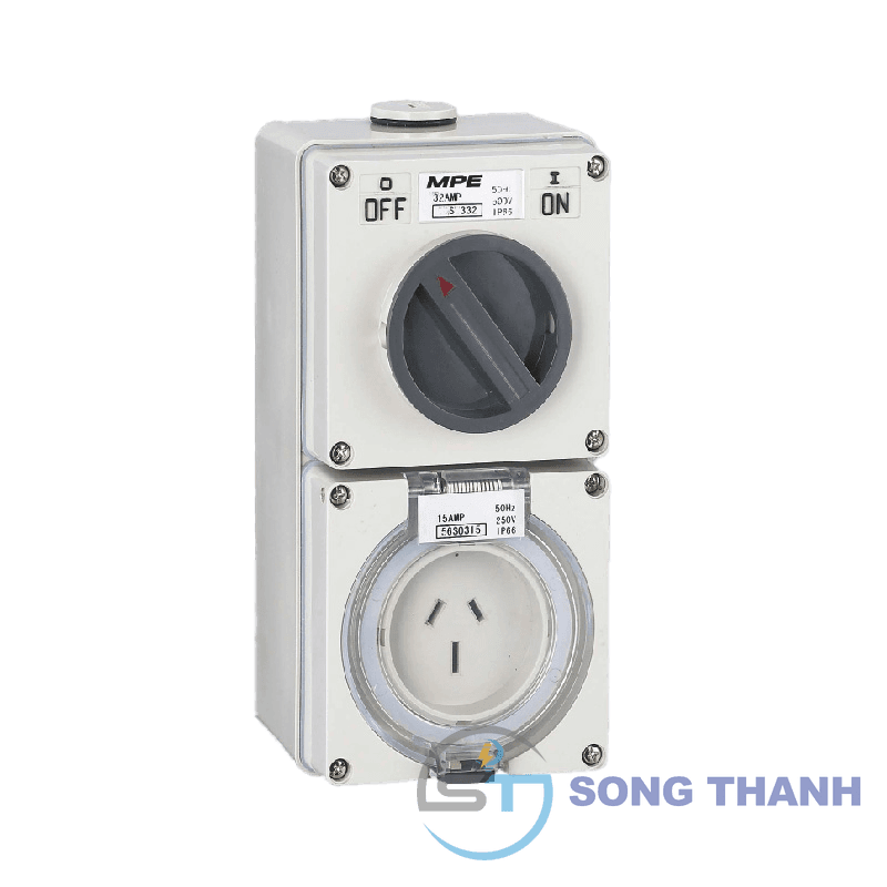 Ổ cắm kết hợp công tắc 3P