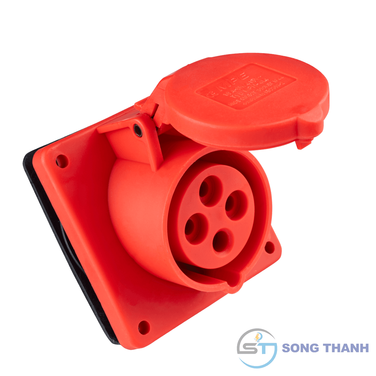 Ổ cắm cố định loại xéo 3P+E