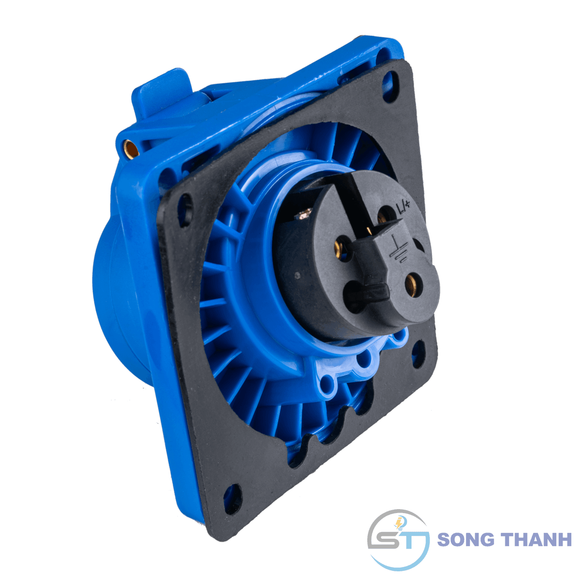 Ổ cắm cố định loại xéo 2P+E
