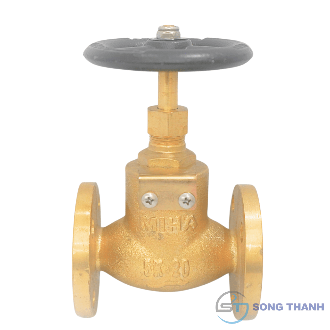 Van cầu đồng mặt bích hai chiều MIHA-5K - DN15
