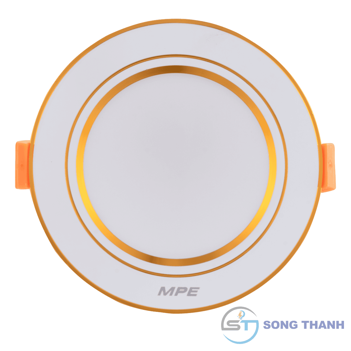 Đèn led downlight viền vàng phi 140mm