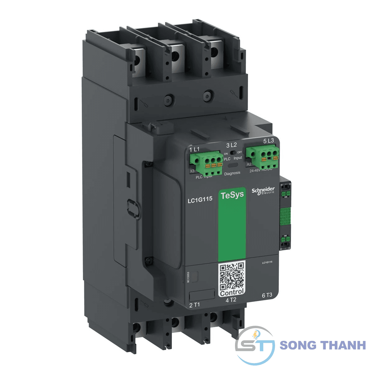 Tesys Giga contactor 3P, Advanced Version Control Voltage 200-500VAC/VDC
