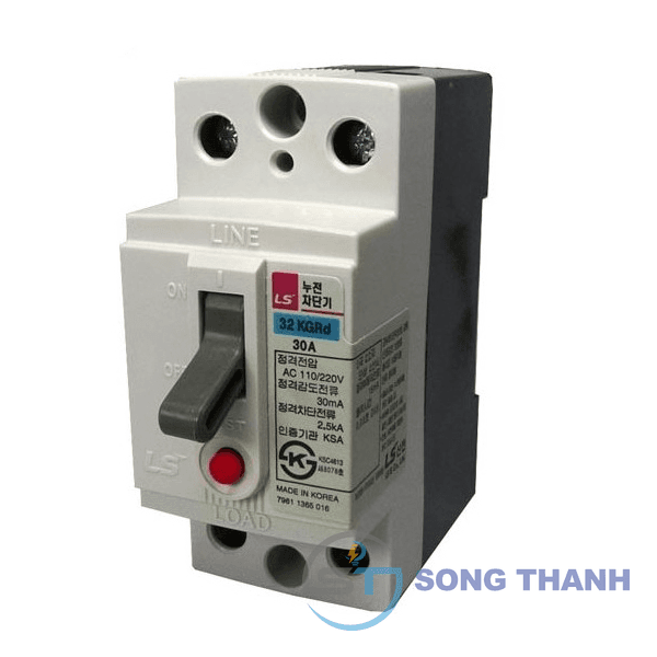 CB chống giật 15A 2P 30mA 2.5kA