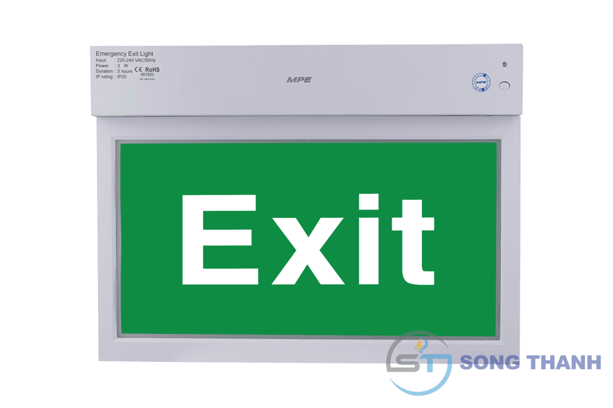 Đèn báo exit 1 mặt