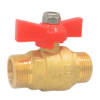 Van bi đồng ren ngoài tay bướm ABS MIHA - DN20