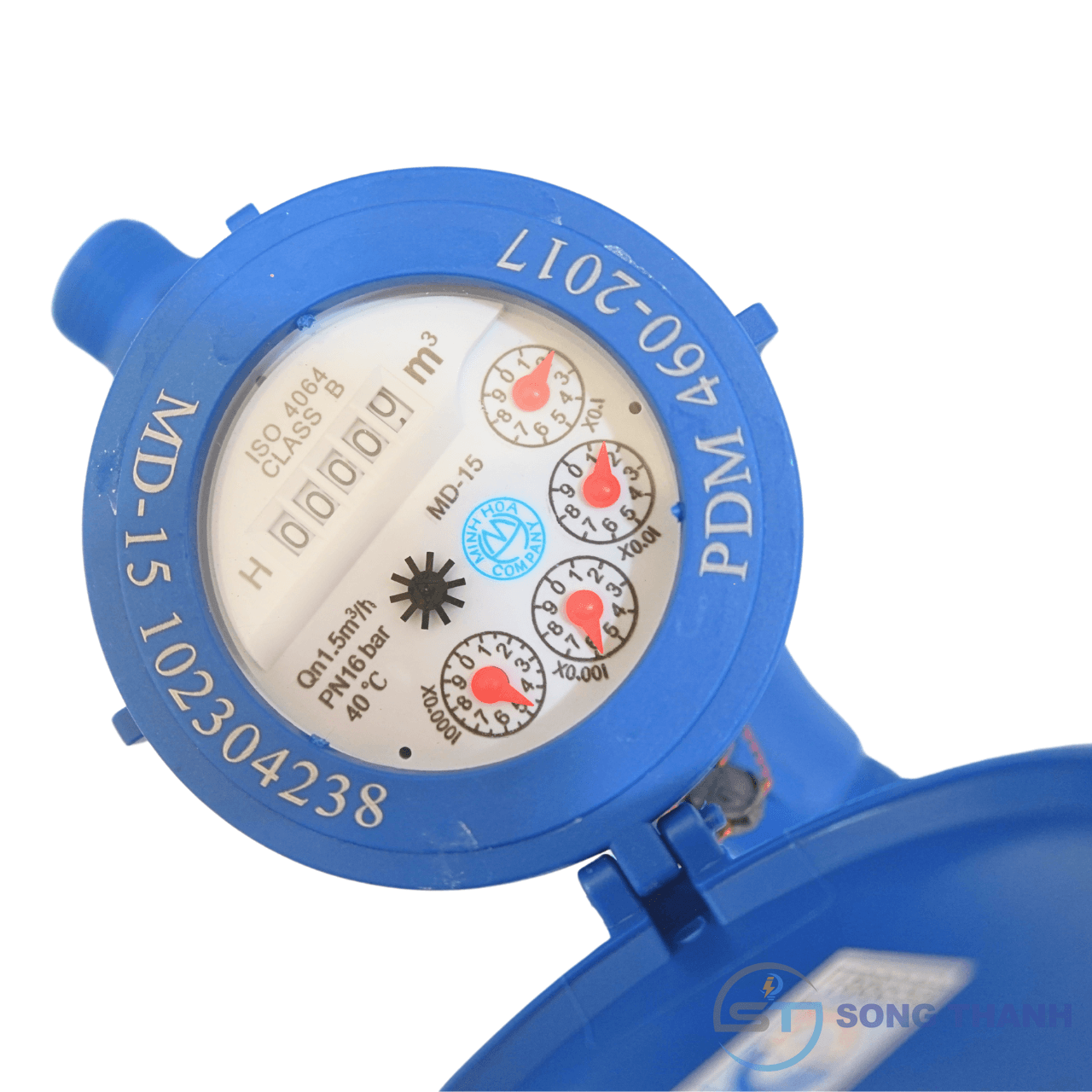 Đồng hồ thân nhựa,loại từ, đa tia, cấp B MD - DN20