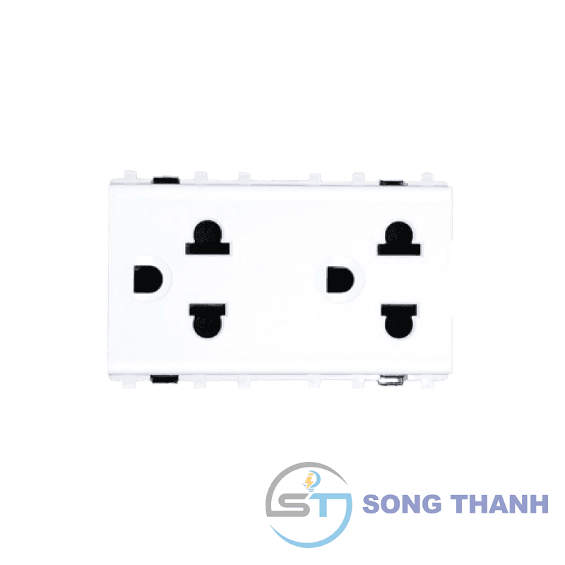 Ổ cắm đôi 3 chấu
