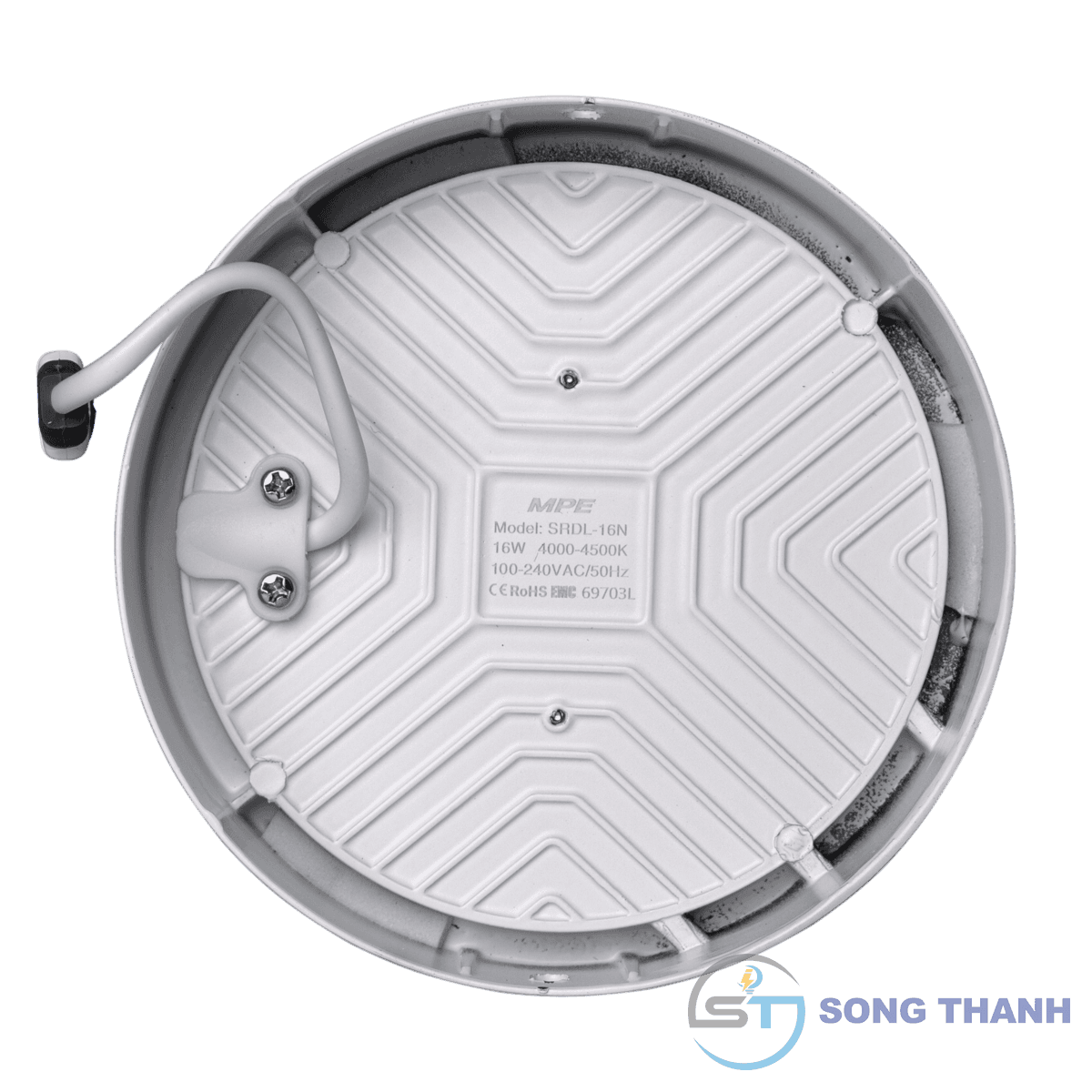 Đèn led downlight tròn nổi,thân trắng,