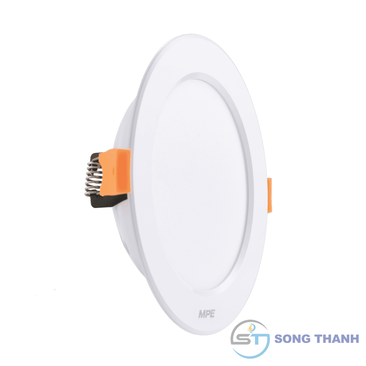 Đèn led downlight phi 118mm viền trắng