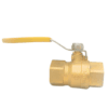 Van bi đồng gas tay gạt màu vàng MIHA-PN30 - DN10