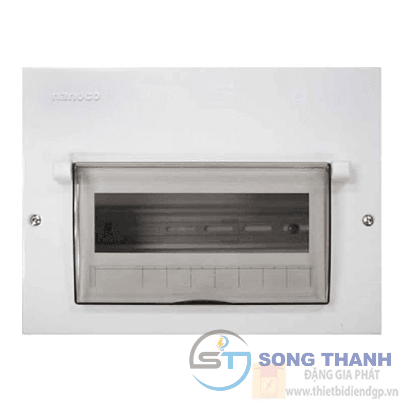 Tủ điện âm tường 10 Module vỏ kim loại