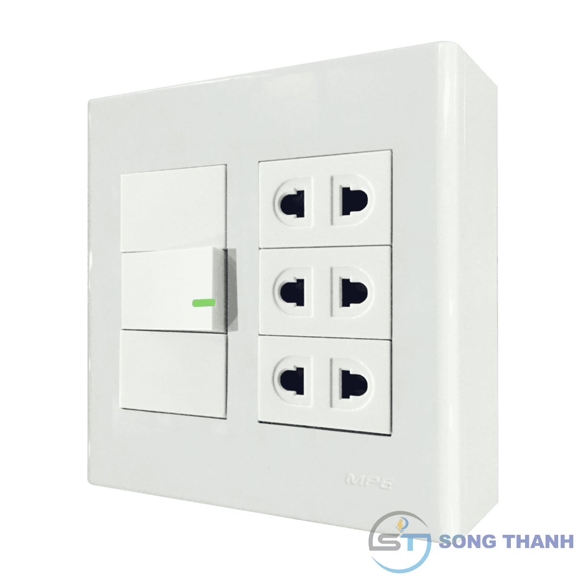 Bộ ổ cắm đôi A60