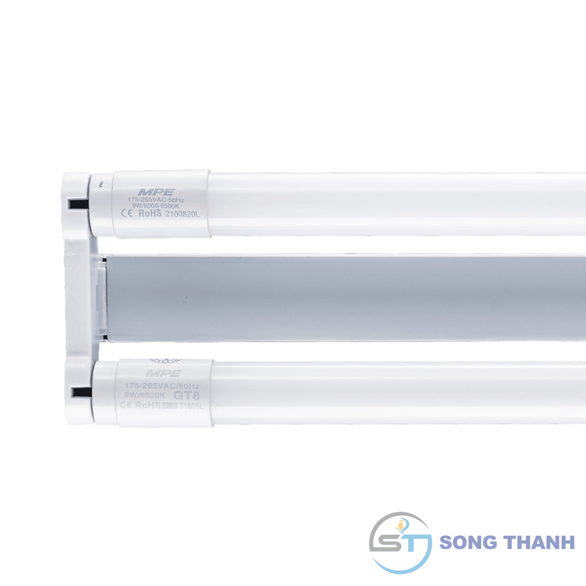 Bộ đèn led tube thủy tinh đôi