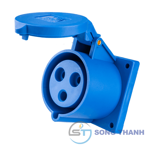 Ổ cắm cố định gắn âm 2P+E