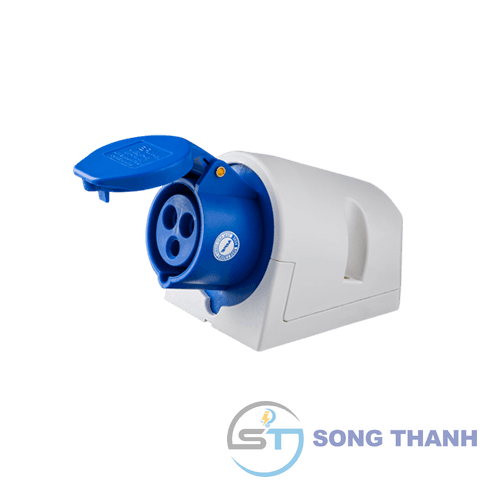 Ổ cắm cố định gắn nổi 2P+E