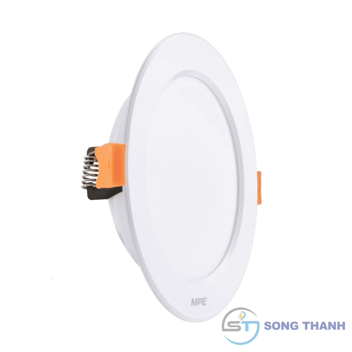 Đèn led downlight phi 140mm viền trắng