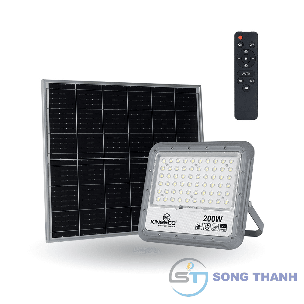 Đèn Pha Led Năng Lượng Mặt Trời Kingeco - EC-PNL-01-200-T - EC-PNL-01-200-T