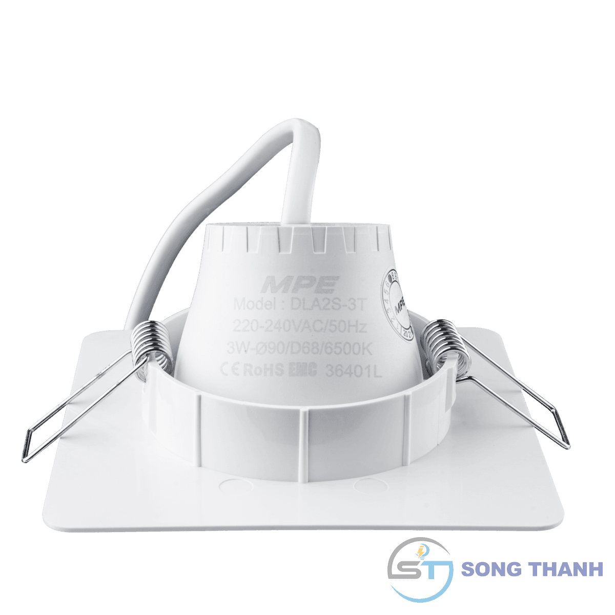Đèn led downlight âm điều chỉnh góc chiếu mặt vuông