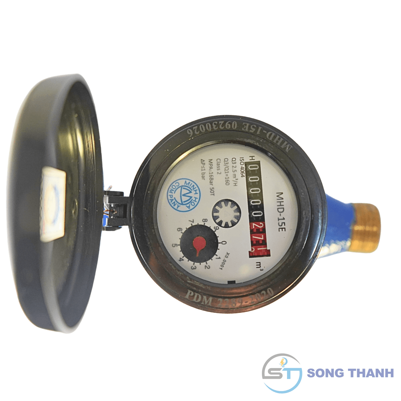 Đồng hồ thân đồng, loại từ, đa tia, cấp C MHD - DN15