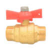 Van bi đồng ren ngoài tay bướm ABS MIHA - DN20