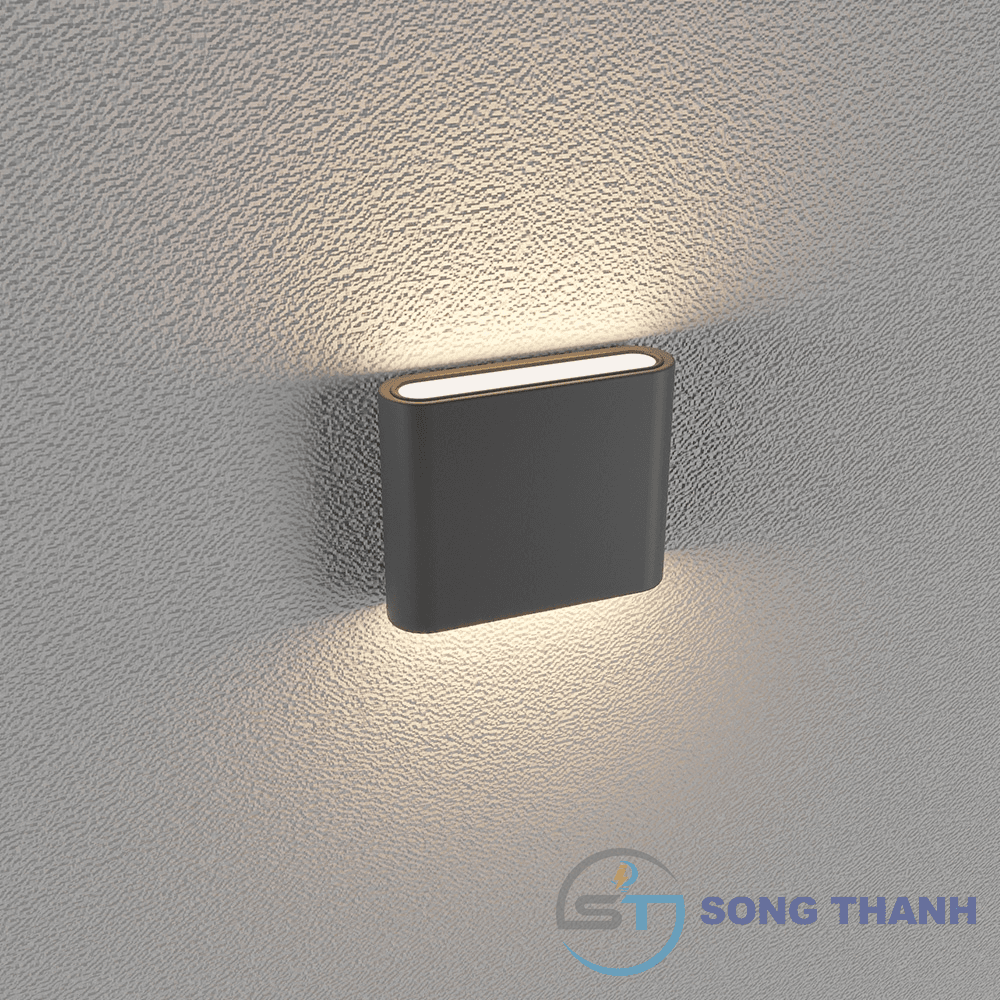 Đèn Led Gắn Tường Ngoài Trời 8011s - LWA8011-S-BK - LWA-8011-S-LWA8011-S-BK