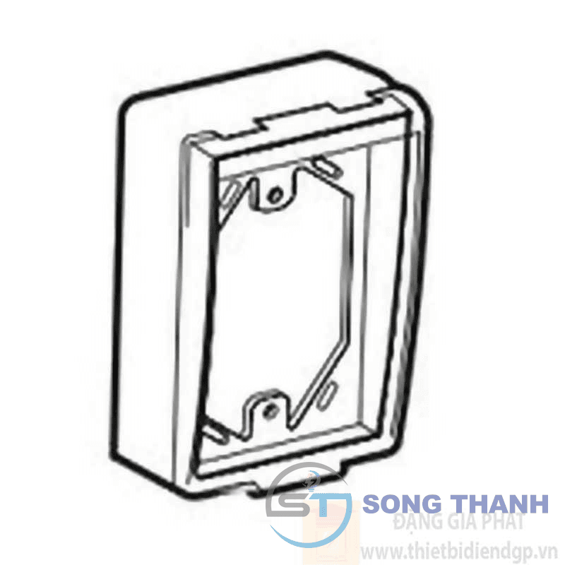 Hộp đậy phòng thấm nước dùng cho mặt ổ cắm chữ nhật