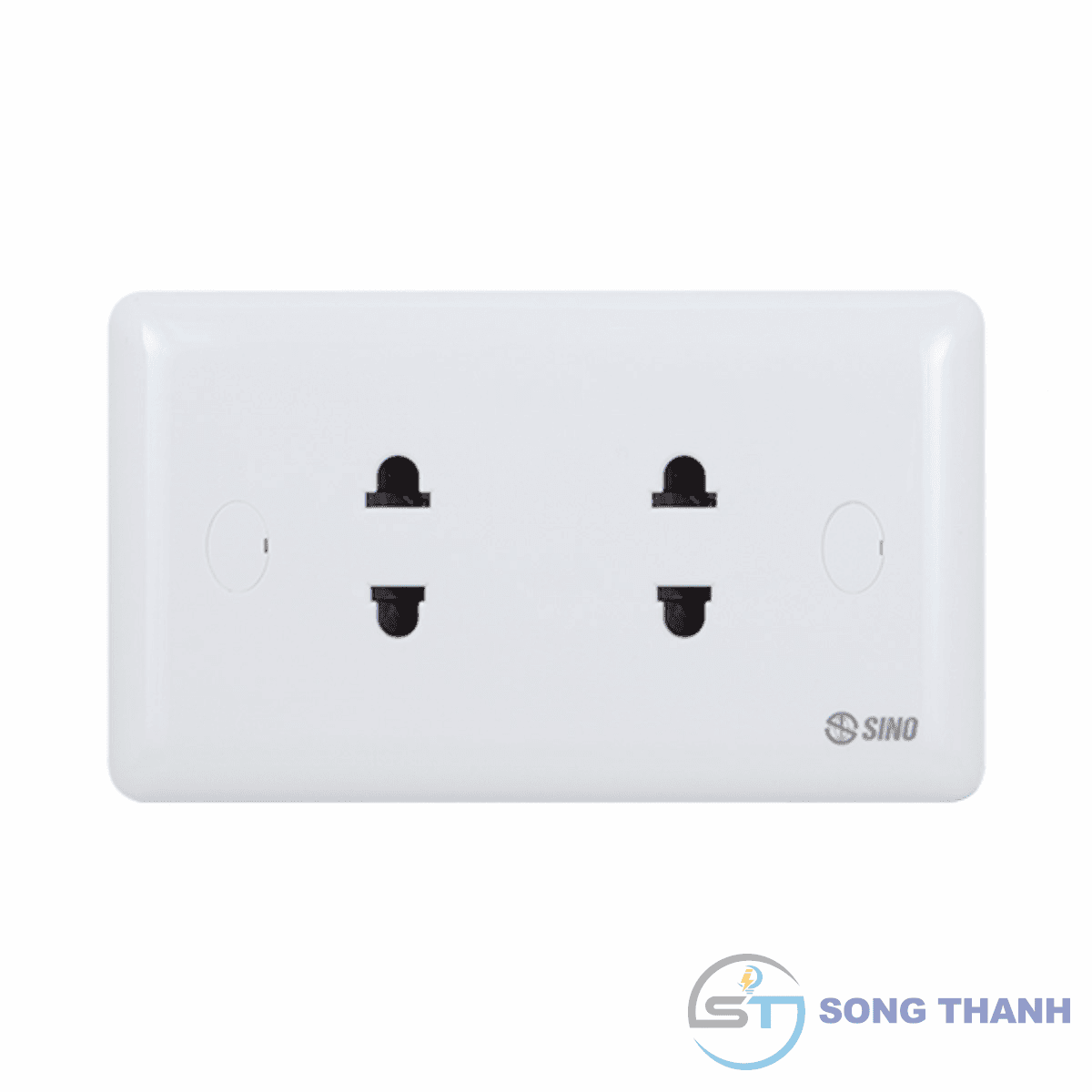 Ổ cắm đôi 2 chấu 16A