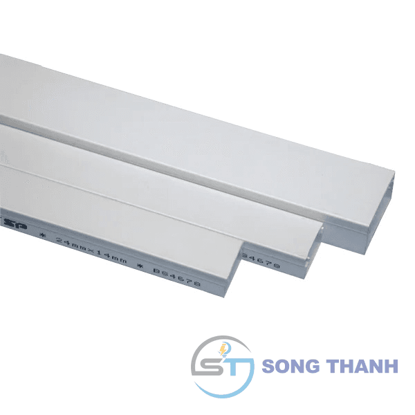 Máng Ghen Luồn Dây Điện Có Nắp 14*8mm/120*40mm