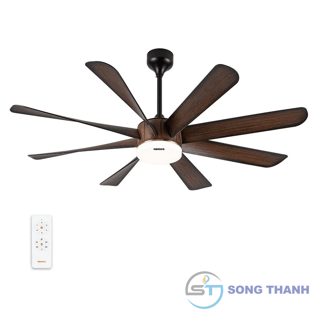 Quạt trần đèn 5 cánh NCF5653-WL Ø140cm