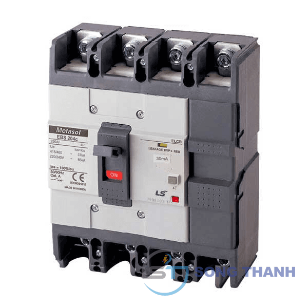 CB khối chống giật 250A 4P 30mA 37kA