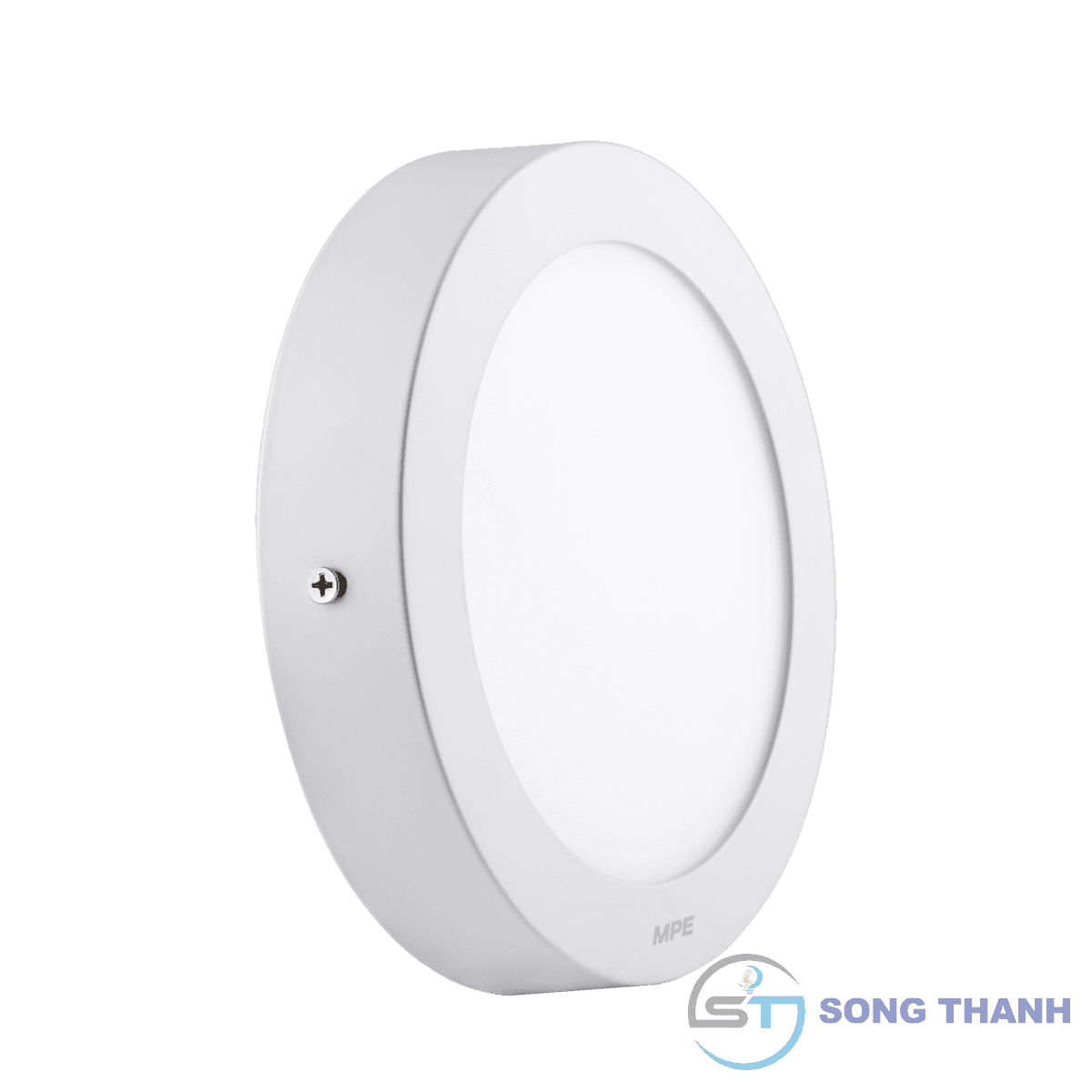 Đèn led panel tròn nổi, thân nhựa,