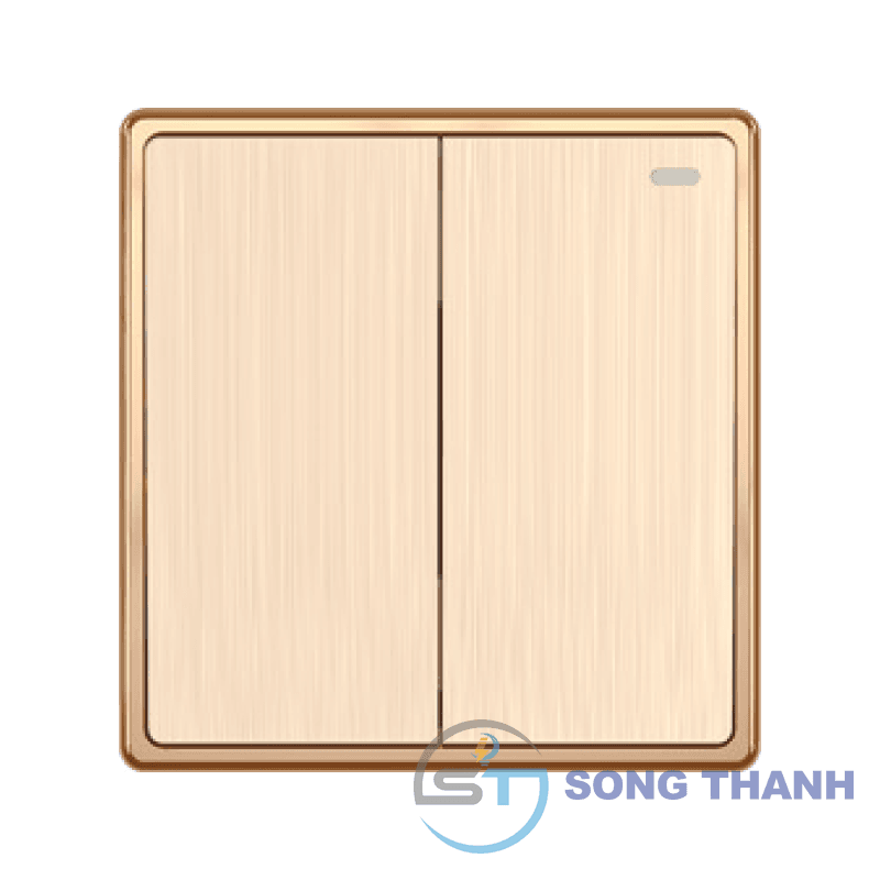 Mặt 2 công tắc 1 chiều