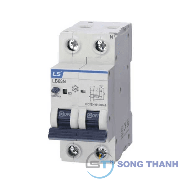 CB chống giật LB63N 10A 1P+N 30mA 6kA