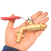 Vòi vườn đồng tay inox MIHA - DN15