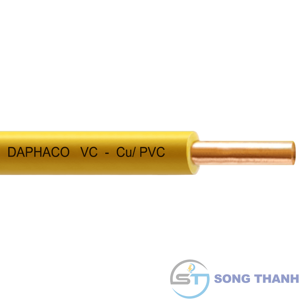 Dây đơn cứng 1 lõi, ruột đồng 0,6/1 kV, tiết diện 16/10 mm²