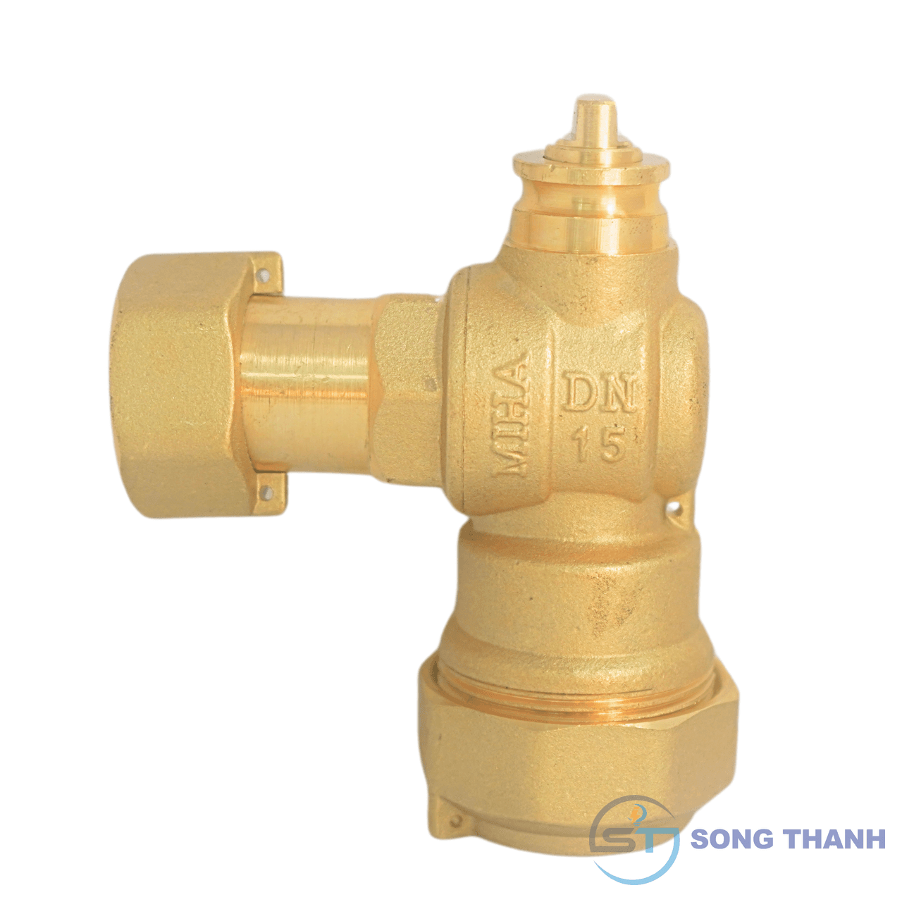 Van góc đồng liên hợp không tay MIHA - DN15