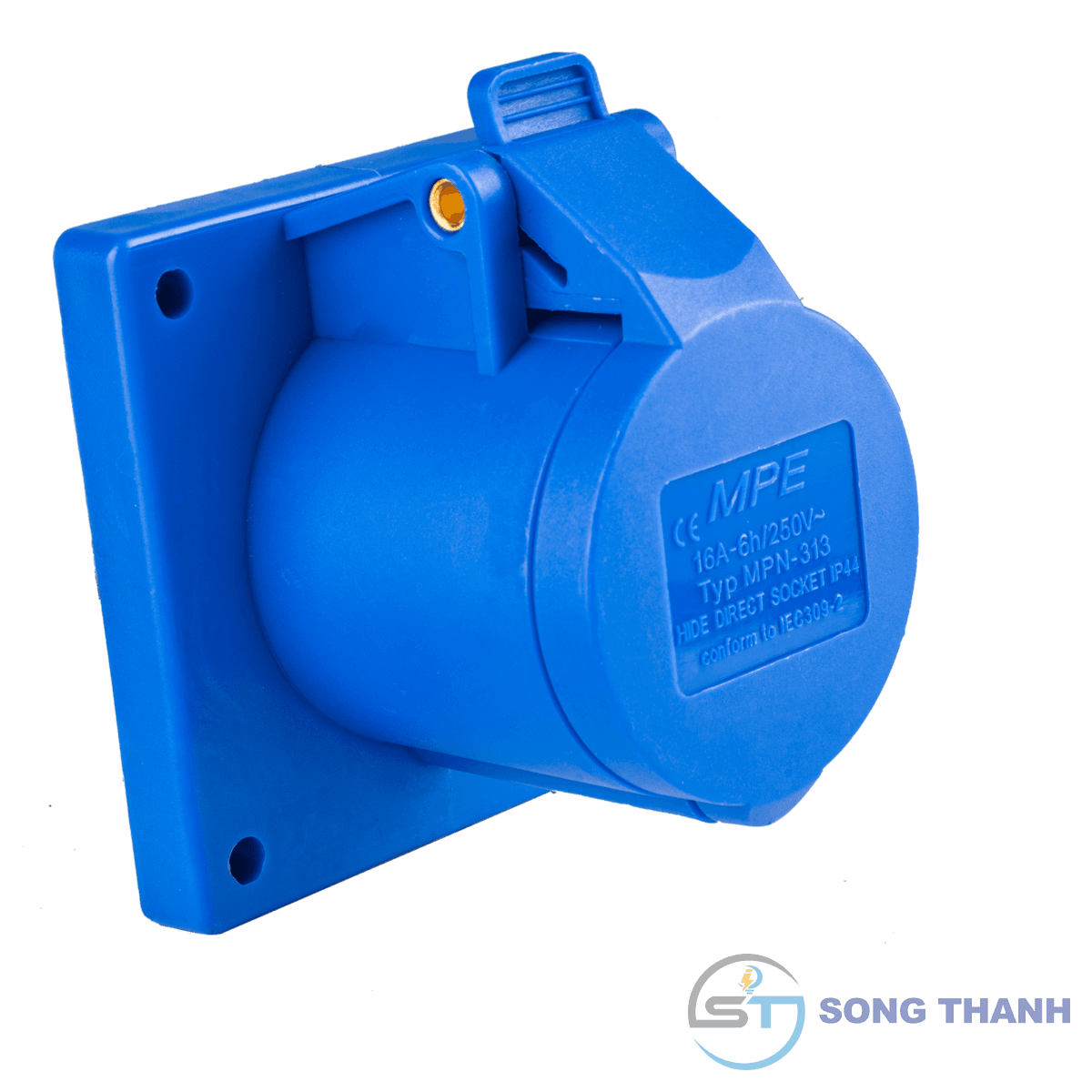 Ổ cắm cố định gắn âm 2P+E