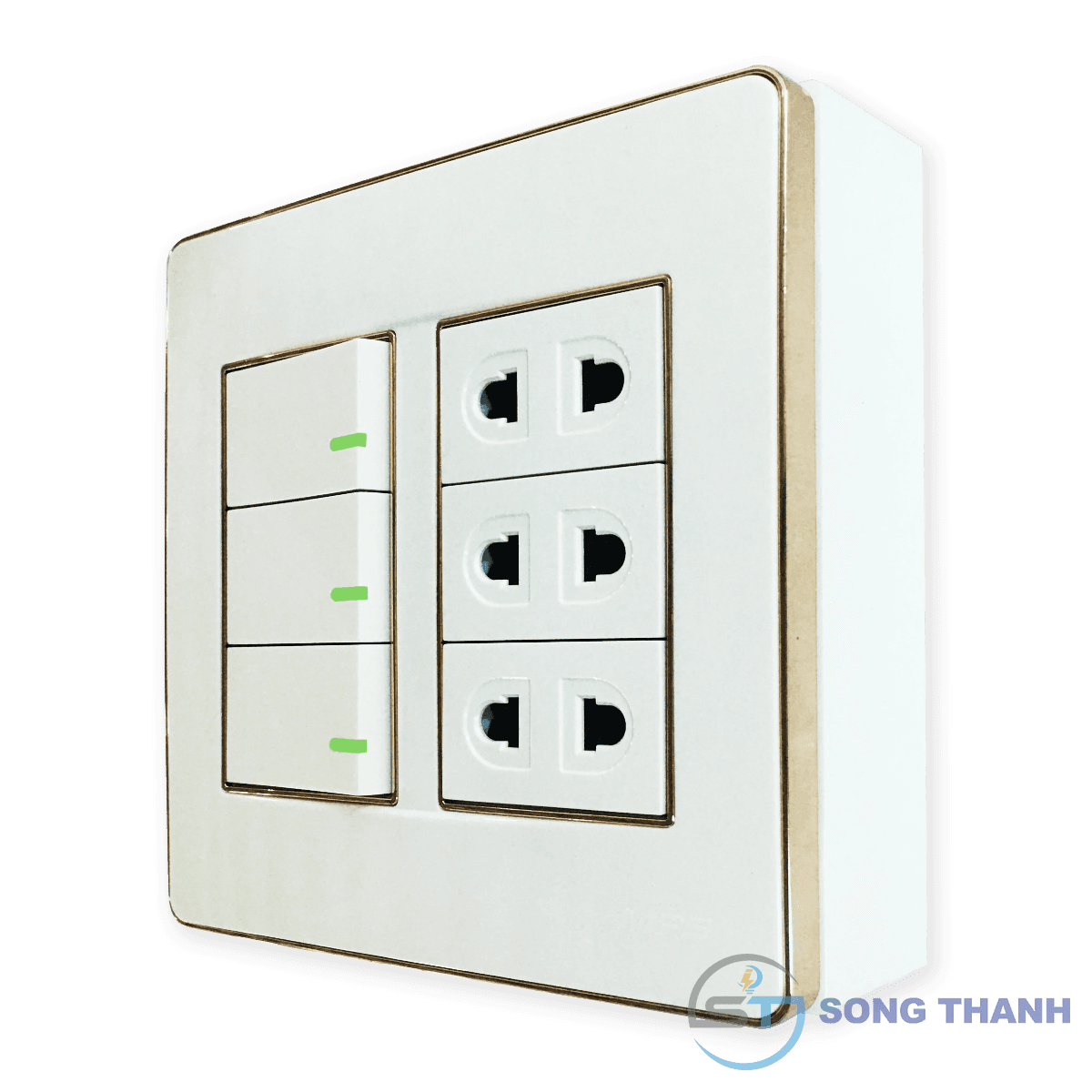 Bộ ổ cắm đôi A60
