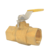 Van bi đồng gas tay gạt màu vàng MIHA-PN30 - DN20