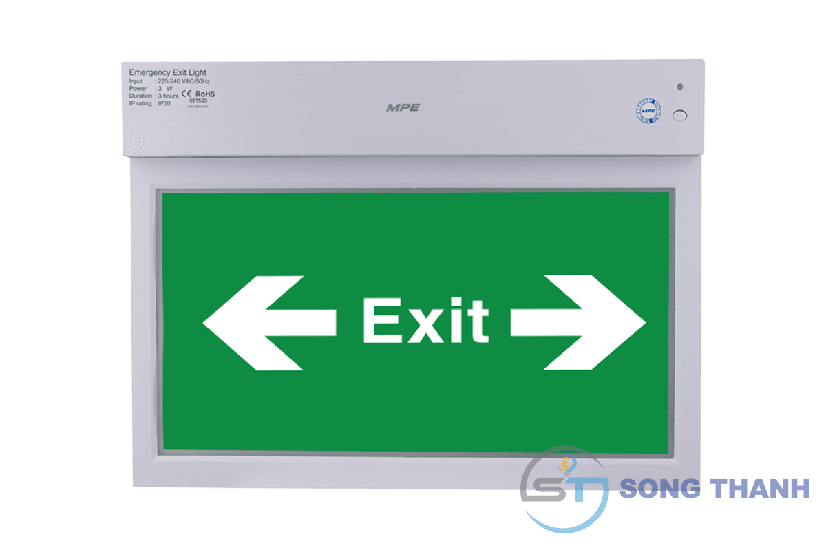 Đèn báo exit mặt trái và phải đa năng
