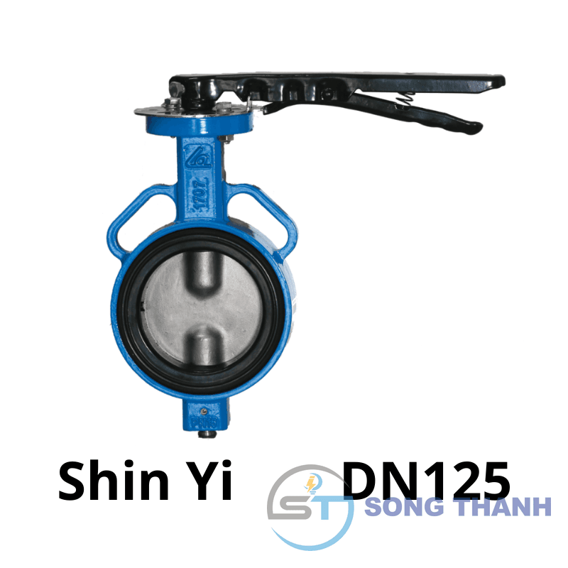 Van bướm tay gạt DN125