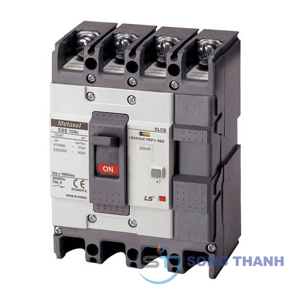 CB khối chống giật 100A 4P 30mA 37kA