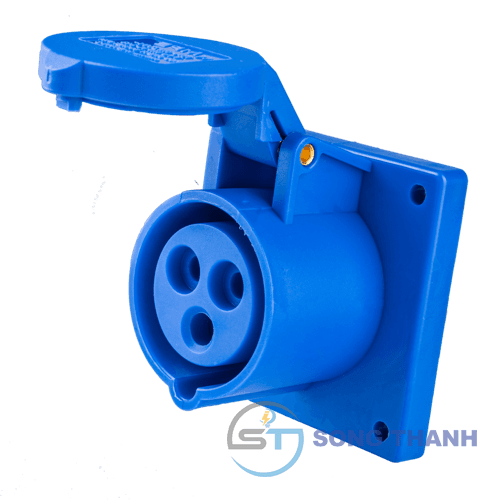 Ổ cắm cố định gắn âm 2P+E