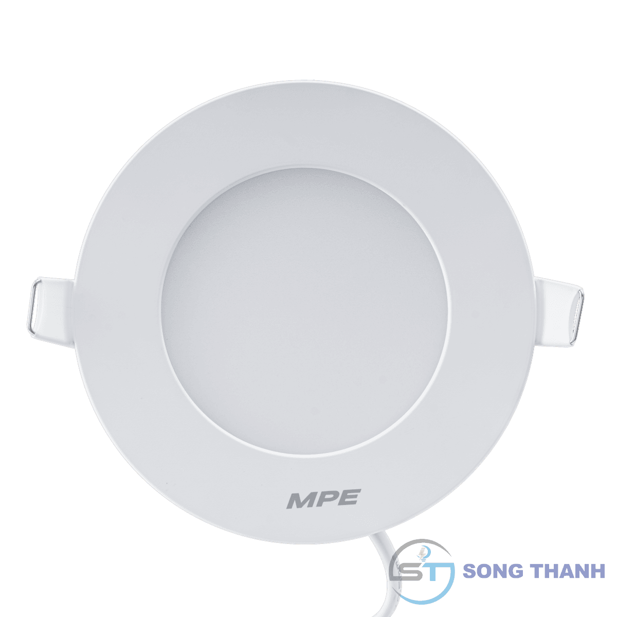 Đèn led panel tròn âm, thân nhựa