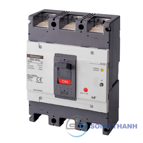 CB khối chống giật 500A 3P 30mA 37kA
