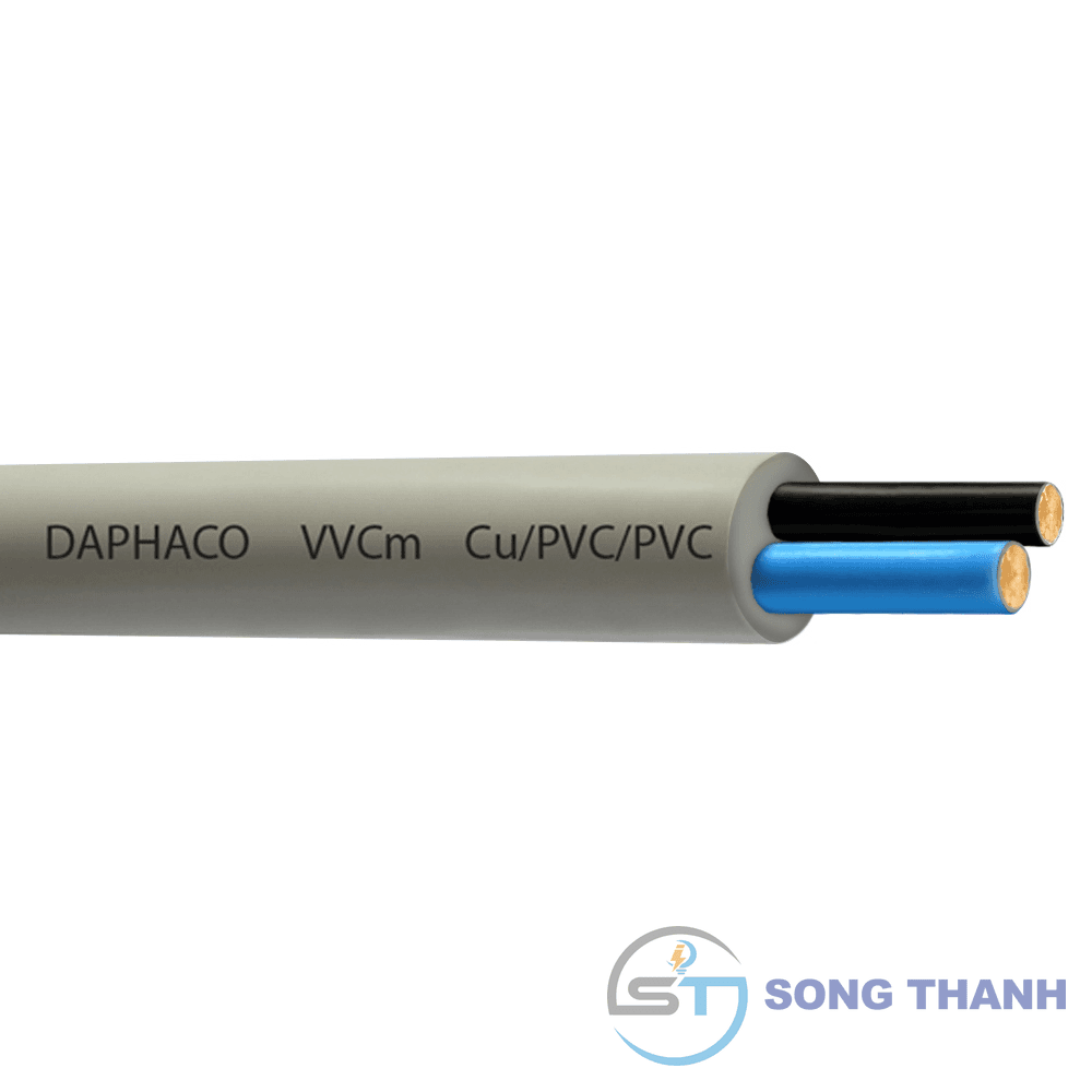 Dây cáp pha mềm 2 lõi, ruột đồng 300V
