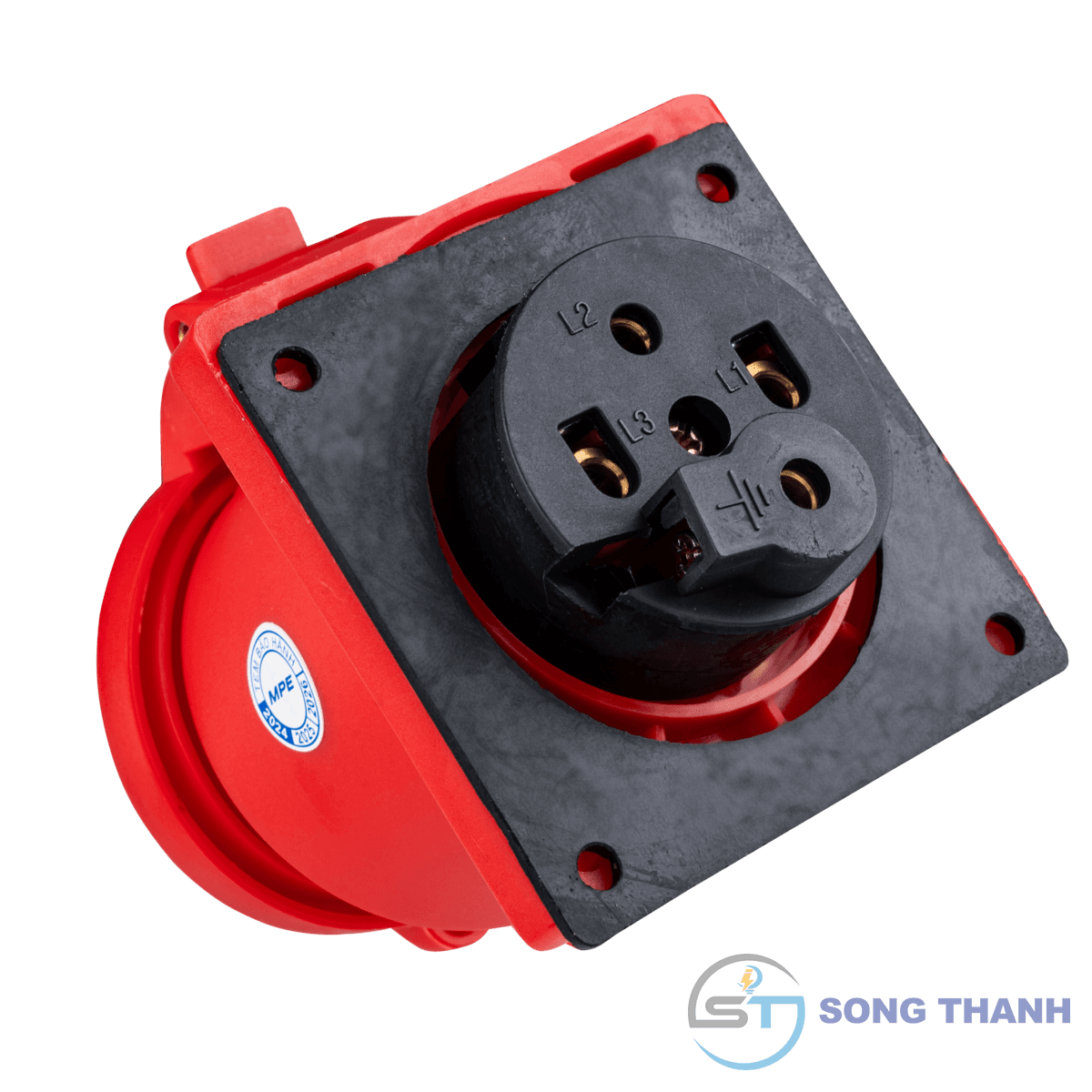 Ổ cắm cố định gắn âm 3P+E